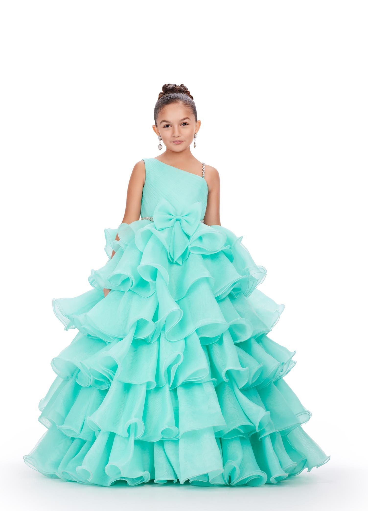 Ashley Lauren Kids 8217 Size 12 Ivory Ruffle Pageant Dress Girls Ashley Lauren Kids 8217 Size 12 Ivory Ruffle Pageant Dress Girls