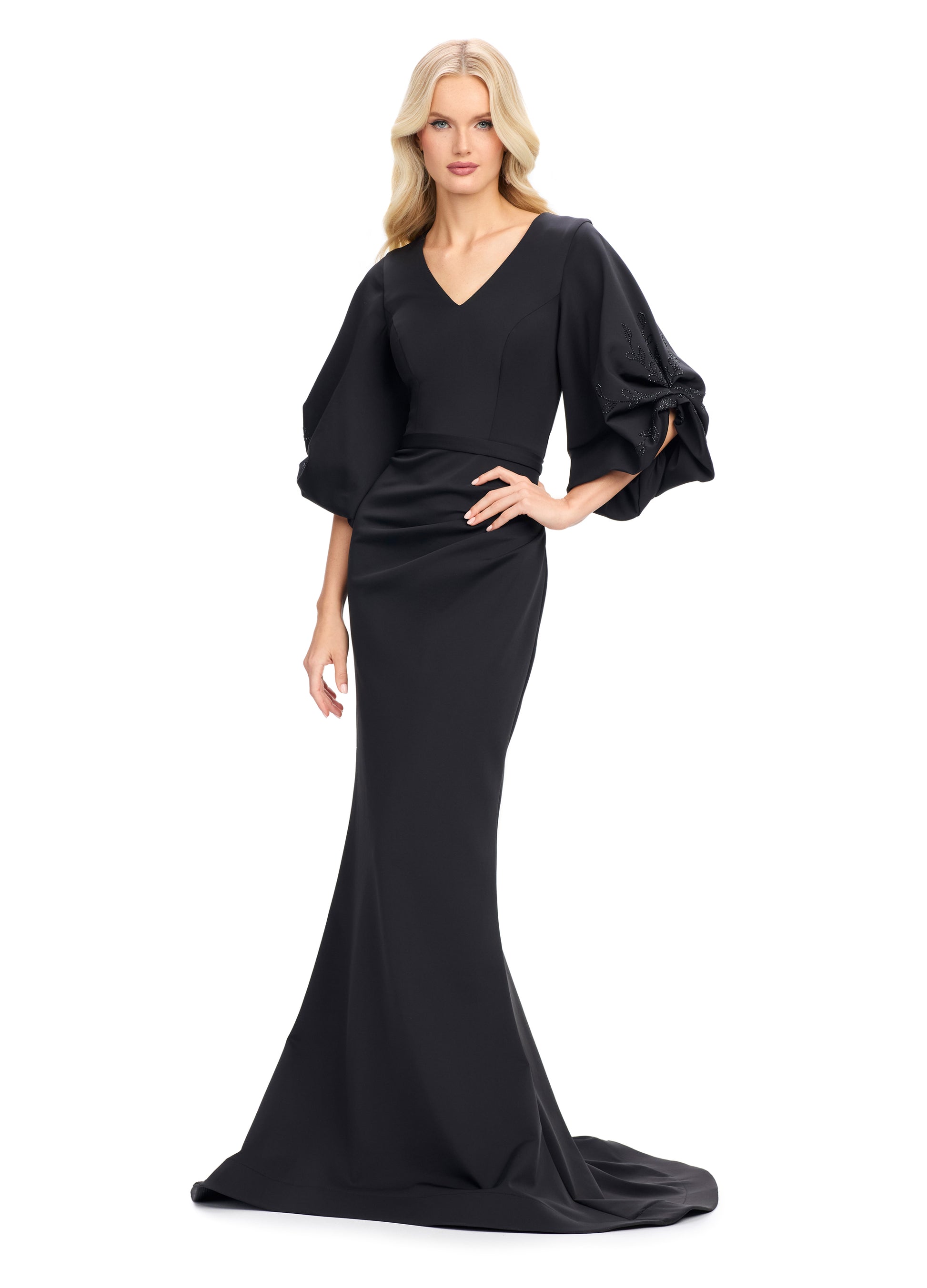Ashley Lauren 11740 Evening Gown dark-emerald Black / 0 Ashley Lauren 11740 Evening Gown dark-emerald Black / 0