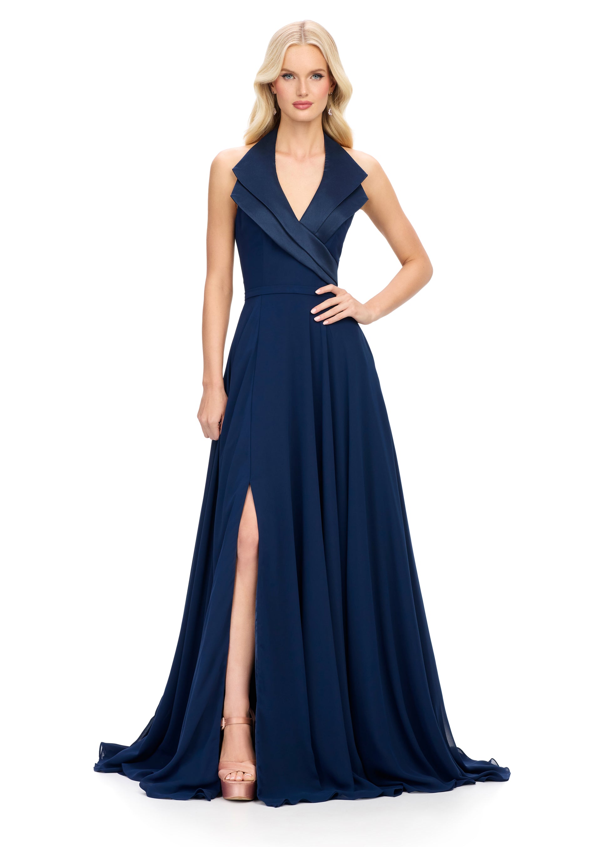 Ashley Lauren 11753 Evening Gown wine Ivory/Black / 10