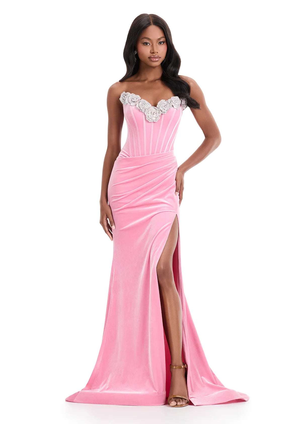 Ashley Lauren Style 12078 is a long prom dress designed for pageant and formal evening events. This elegant gown features Ashley Lauren's signature attention to fit and detail, creating a flattering silhouette that stands out on stage and in photos.

Available Colors: Black, Pink