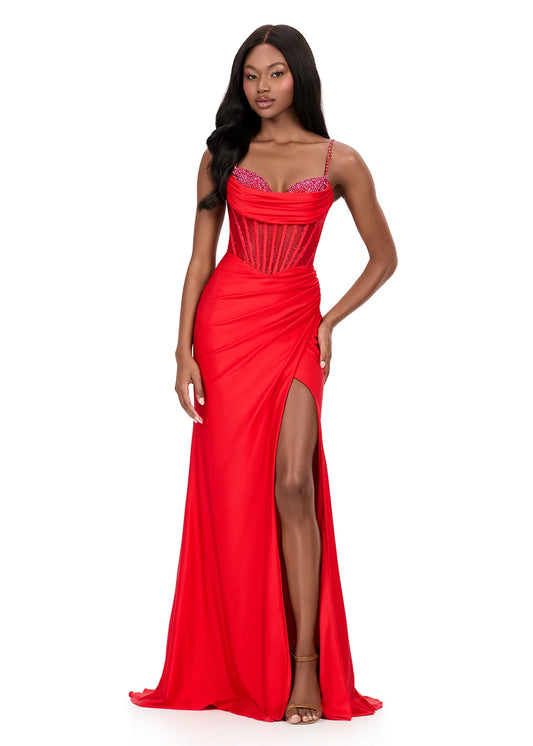 Ashley Lauren Style 12173 is a long prom dress designed for pageant and formal evening events. This elegant gown features Ashley Lauren's signature attention to fit and detail, creating a flattering silhouette that stands out on stage and in photos.

Available Colors: Sage, Purple, Red, Fuchsia, Navy, Black, Emerald, Royal, White, Yellow