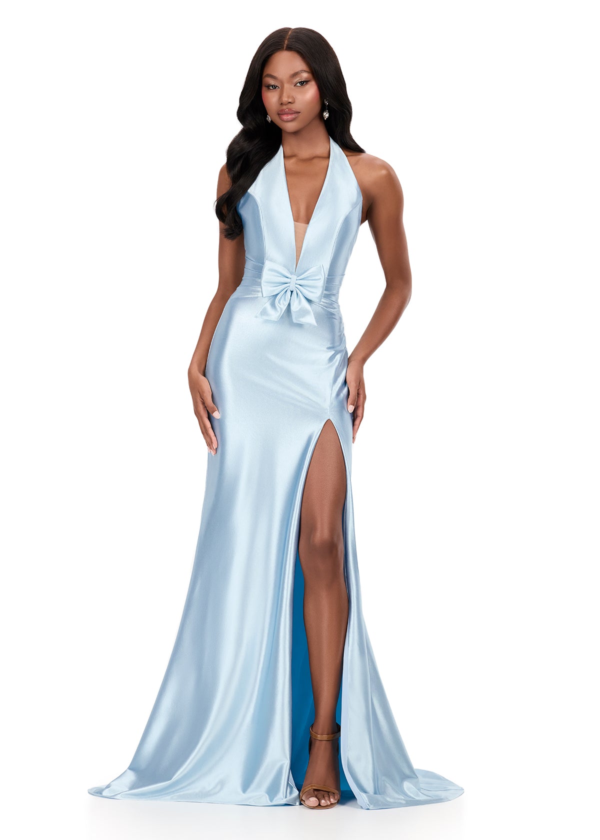 Ashley Lauren 12238 Sky Blue Dress 