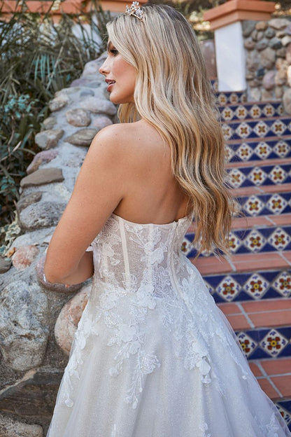 Beloved Bridal BL371 Stevie Wedding Dress A Line Sweetheart Corset Off the Shoulder Straps