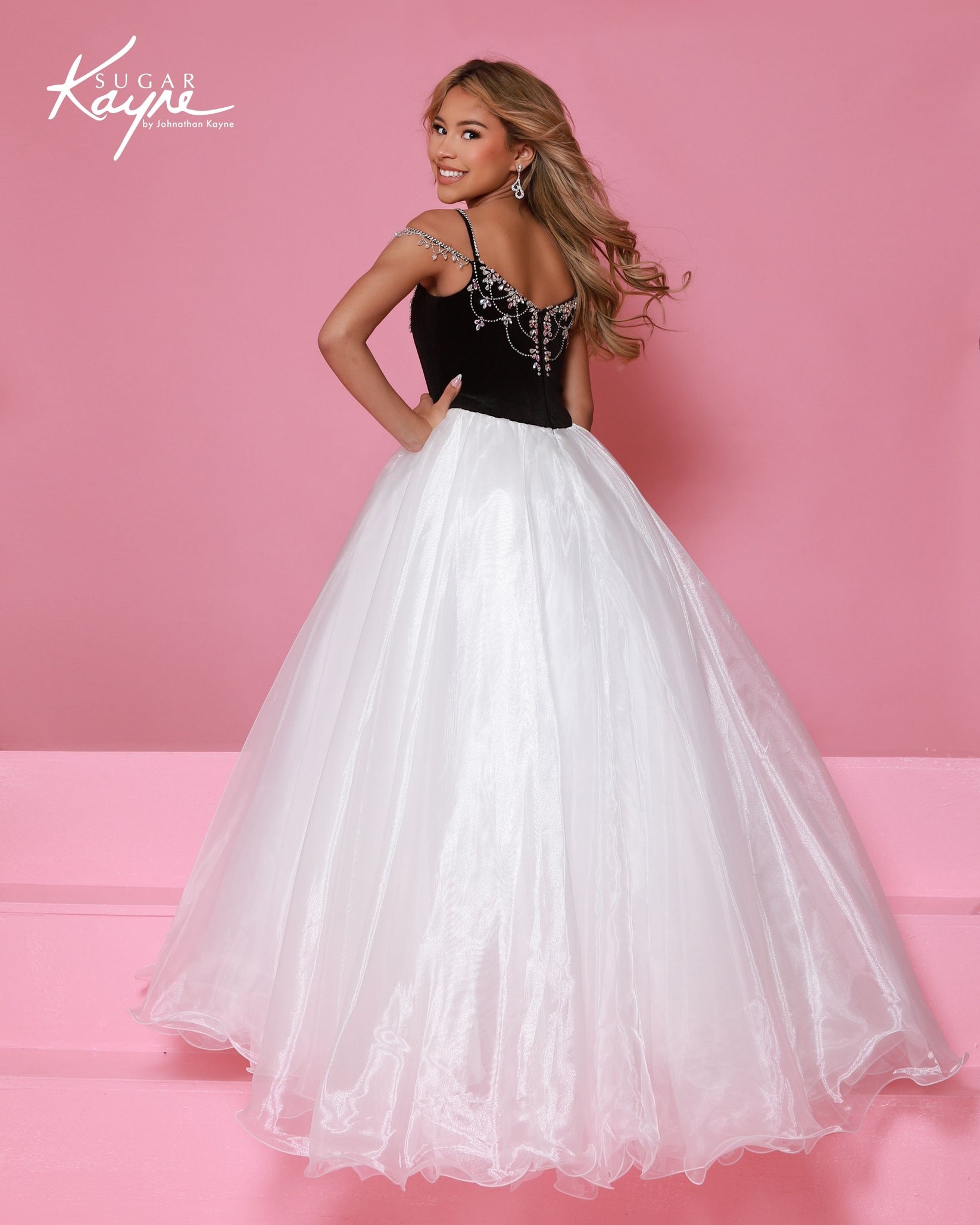 Sugar Kayne C412 Velvet Girls Pageant Dress Glass Slipper Formals
