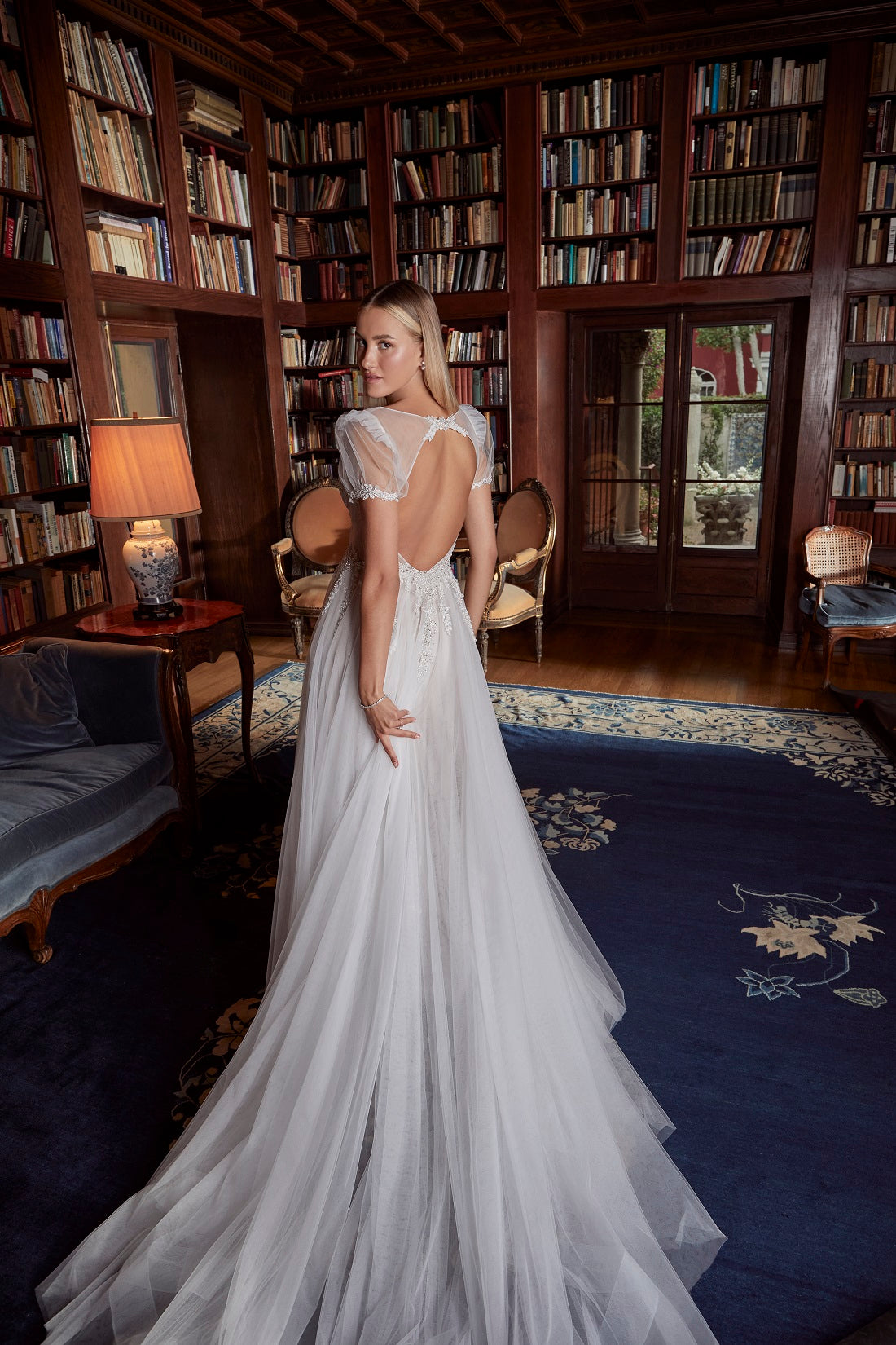 Casablanca Bridal 2555 Sabine Wedding Dress tulle A line skirt sheer short puff sleeve 20 / Sand/Nude/Ivory/Silver Casablanca Bridal 2555 Sabine Wedding Dress tulle A line skirt sheer short puff sleeve 20 / Sand/Nude/Ivory/Silver