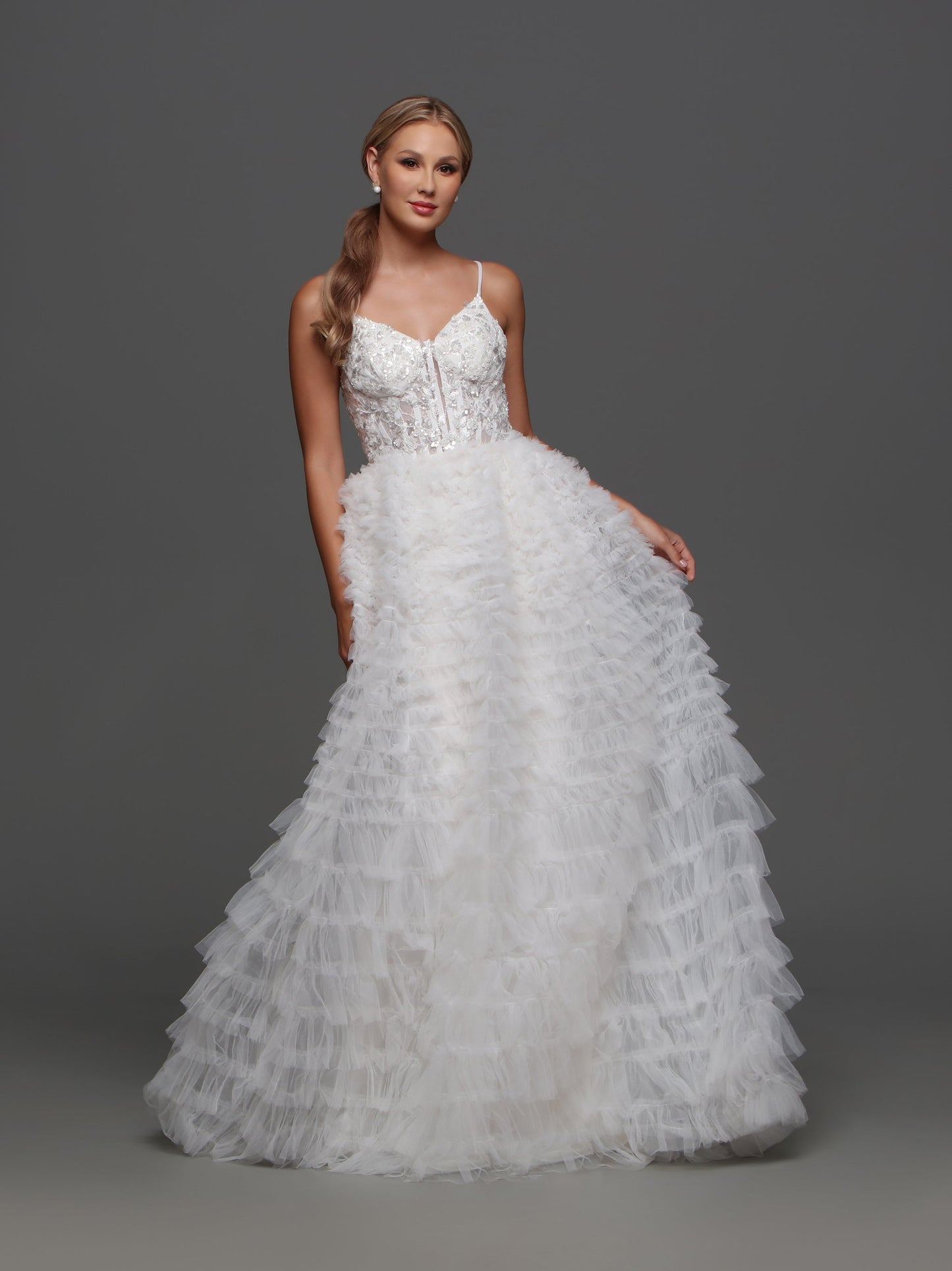 Davinci Bridal F133 Wedding Dress Ivory size 14