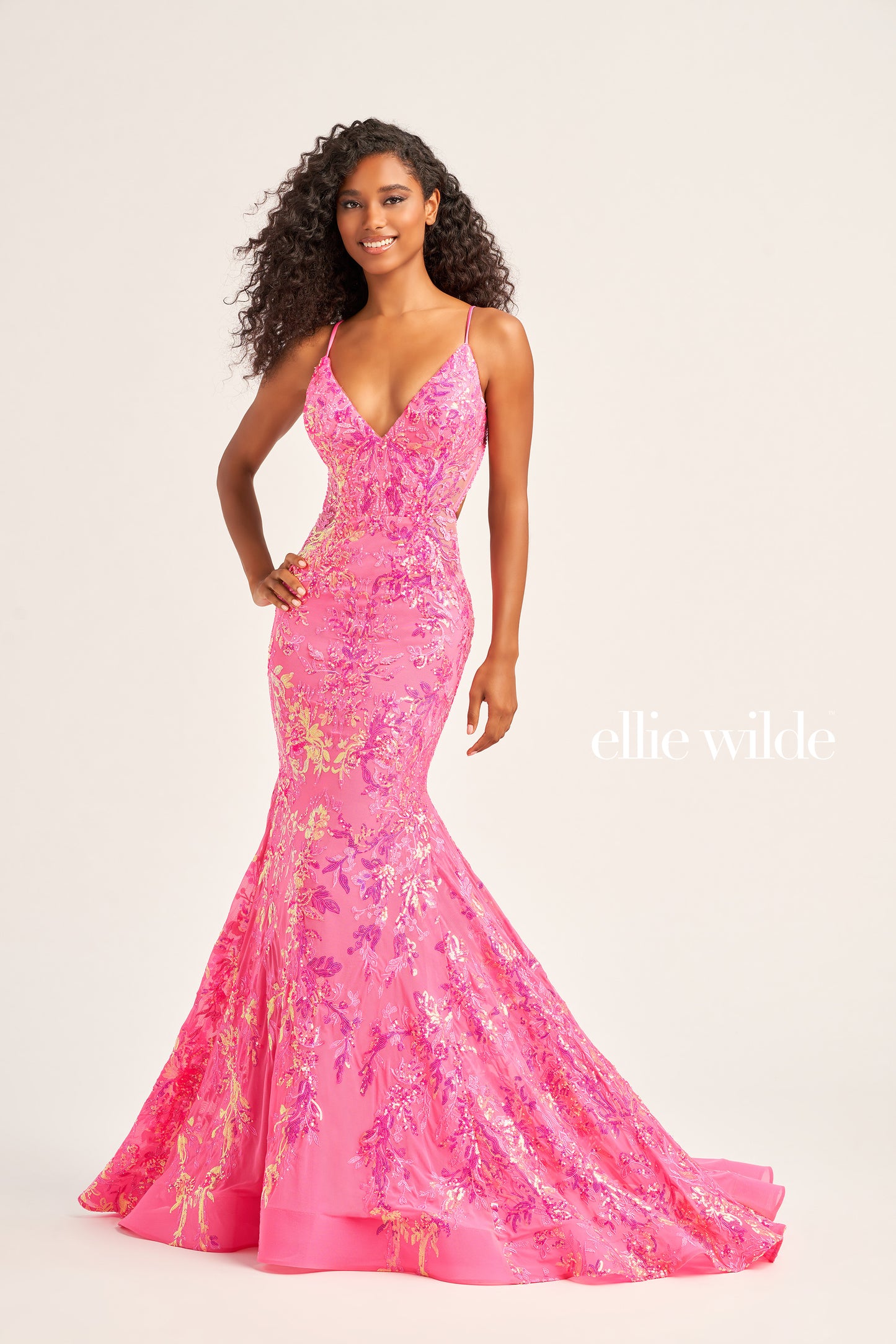 Ellie Wilde EW35011 Prom Dress - Black | NewYorkDress Ellie Wilde EW35011 Prom Dress - Black | NewYorkDress
