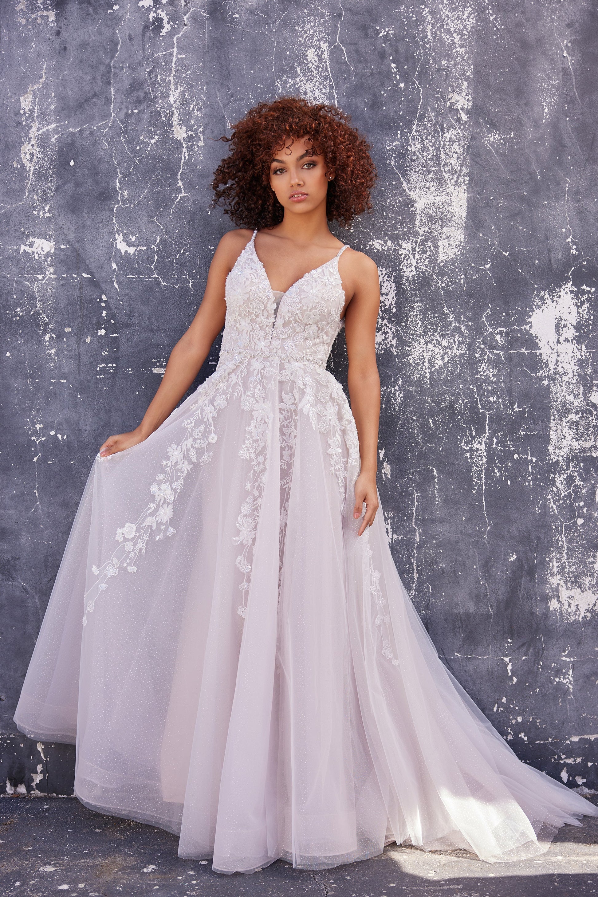 Ellie Wilde EW35113 Size 24 Ivory/Petal Shimmer A Line Beaded Lace Wedding Dress Bridal Ellie Wilde EW35113 Size 24 Ivory/Petal Shimmer A Line Beaded Lace Wedding Dress Bridal