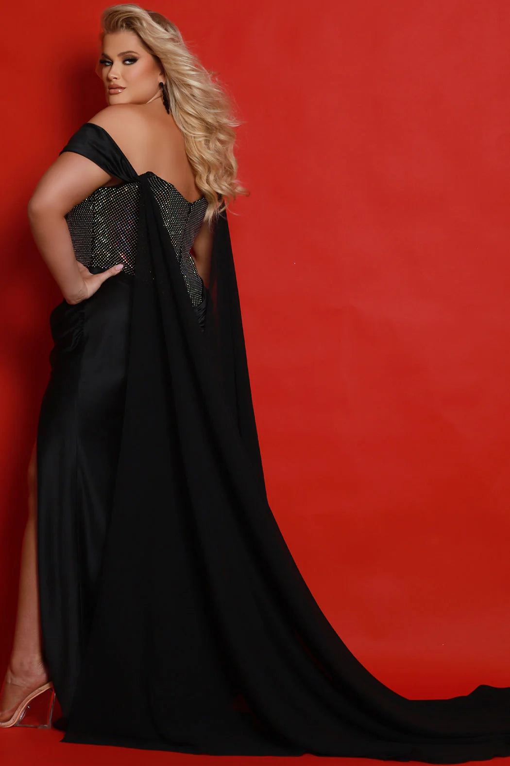 Sydneys Closet JK2417 Prom Dress - White | NewYorkDress Sydneys Closet JK2417 Prom Dress - White | NewYorkDress