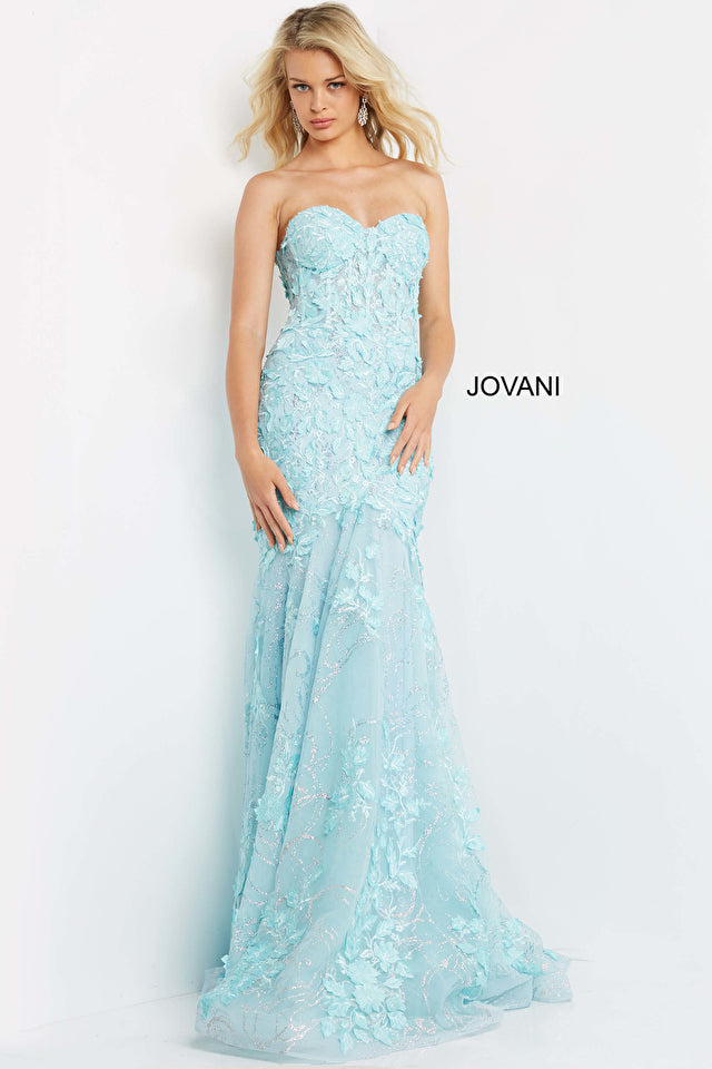 Jovani 07935 Long Mermaid Prom Pageant Gown