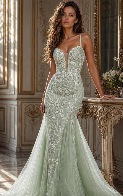 Jovani 37414 Mermaid Prom Dress Fitted Formal Gown