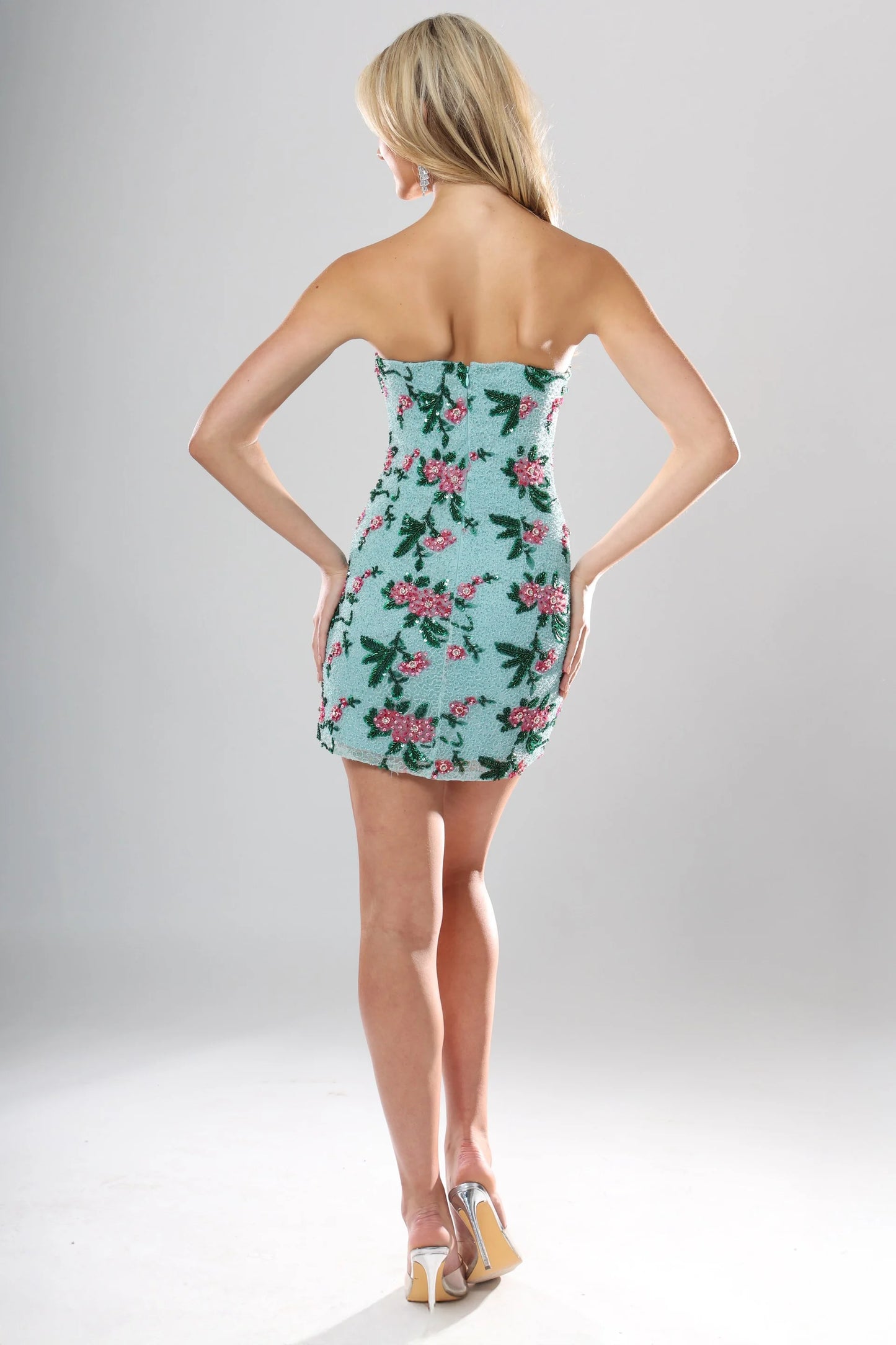 Jovani 51557 Homecoming Dress Beaded Floral
