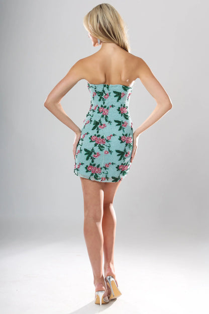 Jovani 51557 Homecoming Dress Beaded Floral