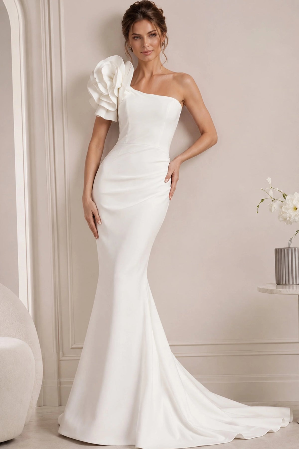 Jovani 63994 White Formal Gown