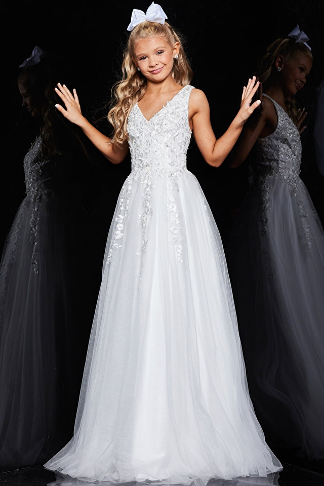 LA FEMME Strapless White Dress / Wedding Gown 27515 | White strapless  dress, White dress, Gowns