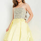 Jovani Kids K00722 Girls Fit & Flare Short Embellished Formal Dress Pageant Gown