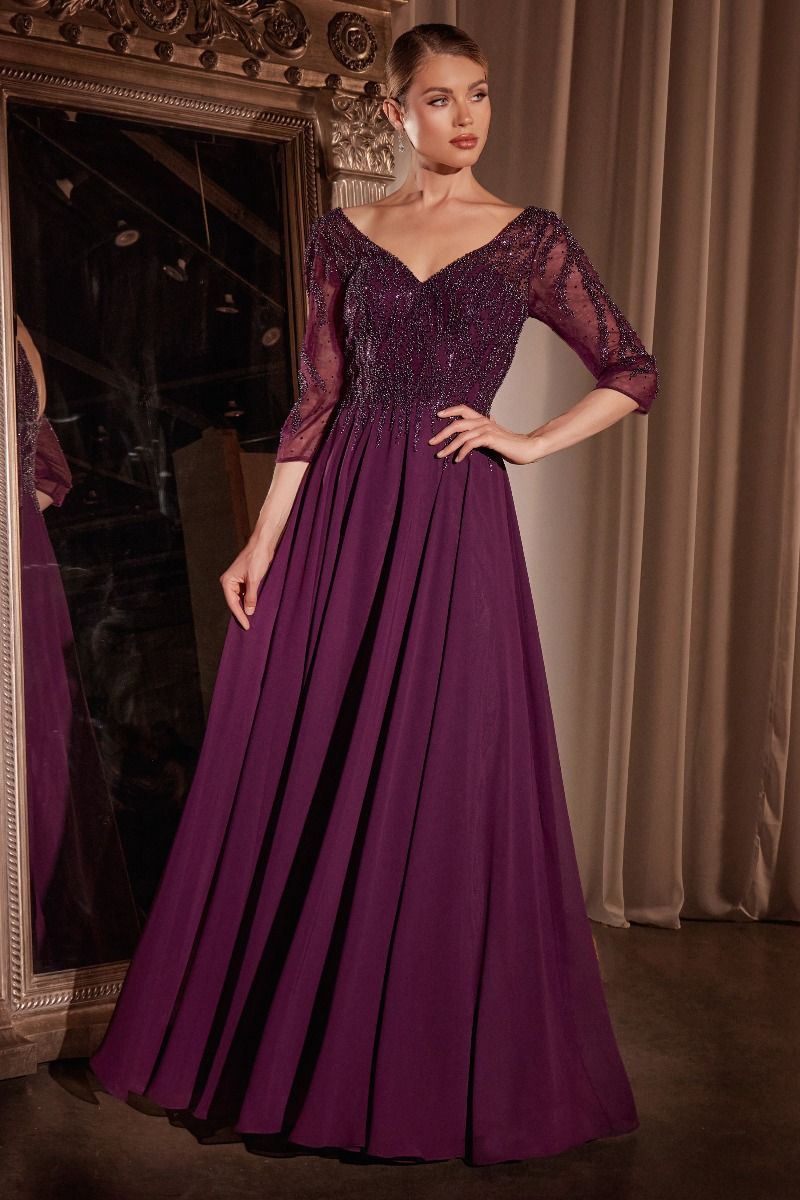 Ladivine CD0171 Prom Dress - Eggplant | NewYorkDress Ladivine CD0171 Prom Dress - Eggplant | NewYorkDress