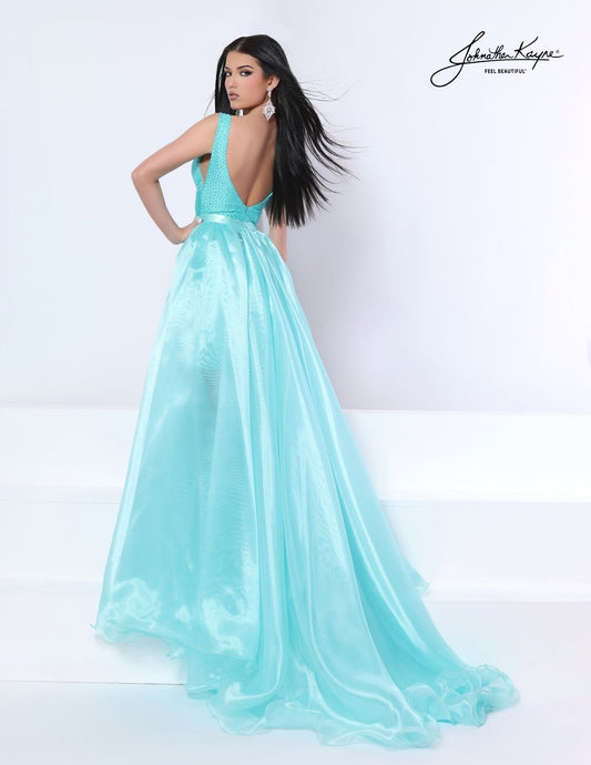 Johnathan Kayne Overskirt 1 Organza Detachable Pageant Accessory Formal Wear Wire Hem Long