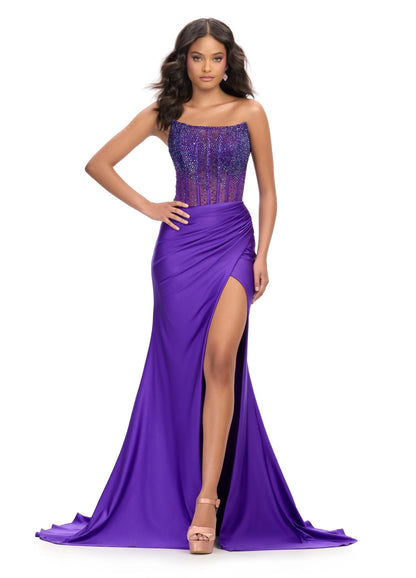 Ashley Lauren Style 11690 is a long prom dress designed for pageant and formal evening events. This elegant gown features Ashley Lauren's signature attention to fit and detail, creating a flattering silhouette that stands out on stage and in photos.

Available Colors: Black, Black/Black, Burgundy, Emerald, Hot Pink, Nude, Peacock, Purple, Red, Royal, Turquoise, White, Wine

This Ashley Lauren dress is an ideal choice for prom, pageant competitions, formal galas, and red carpet events.

Designer: Ashley Laur