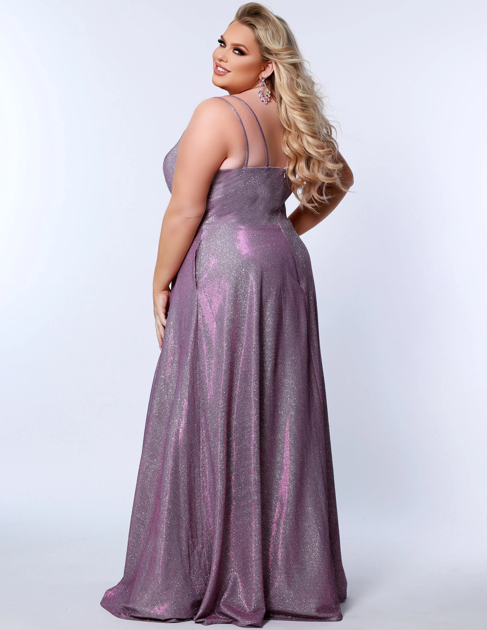 Sydney's Closet Plus Size Prom SC7344 Prom Gowns, Wedding Gowns