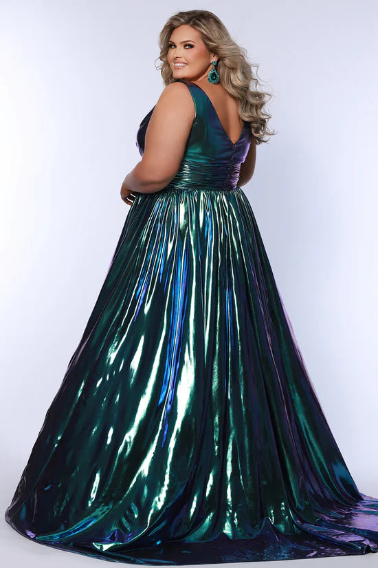 Sydneys Closet SC7415 Prom Dress - Peacock | NewYorkDress Sydneys Closet SC7415 Prom Dress - Peacock | NewYorkDress