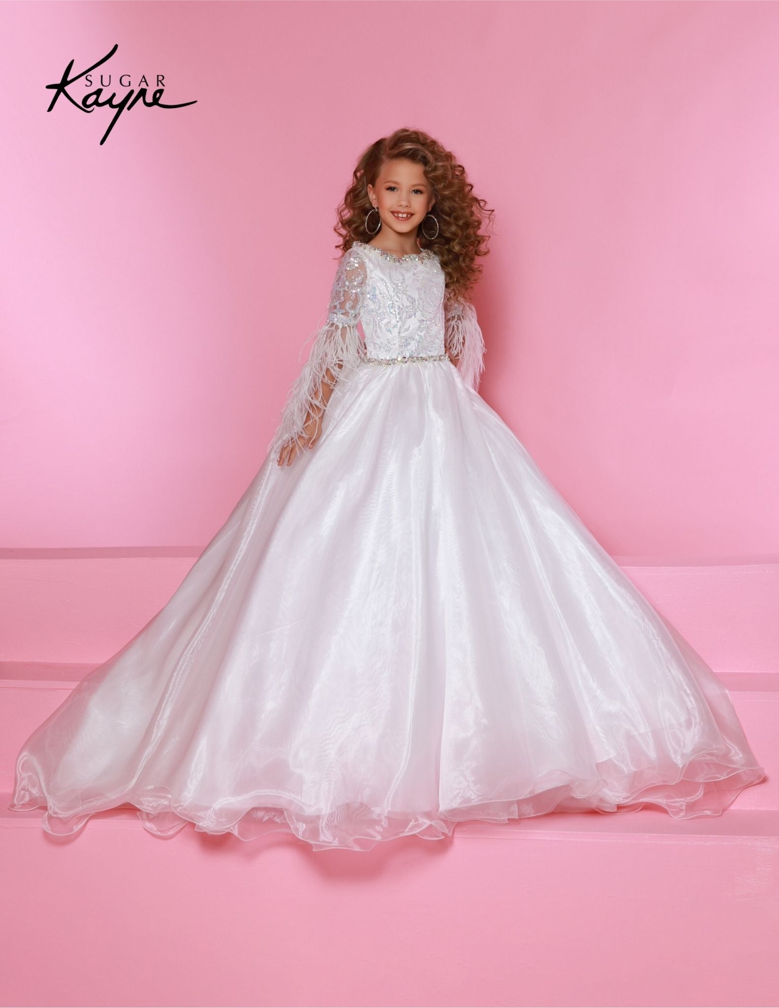Little Girl Fun Fashion, Runway & Interview Attire at Ashley Rene's in  Indiana Rachel Allan Perfect Angels 10179 Ashley Rene's Prom and Pageant