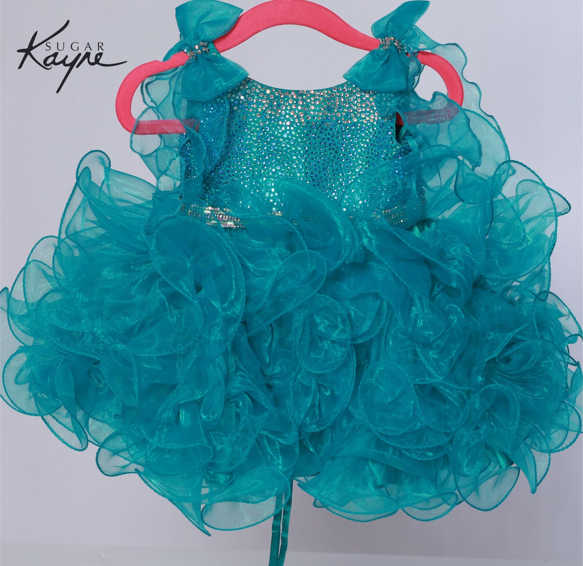 blue cupcake dress Darling Early 1960's Hydrangea Blue Cupcake Strapless Party Dress / S Xtabay Vintage