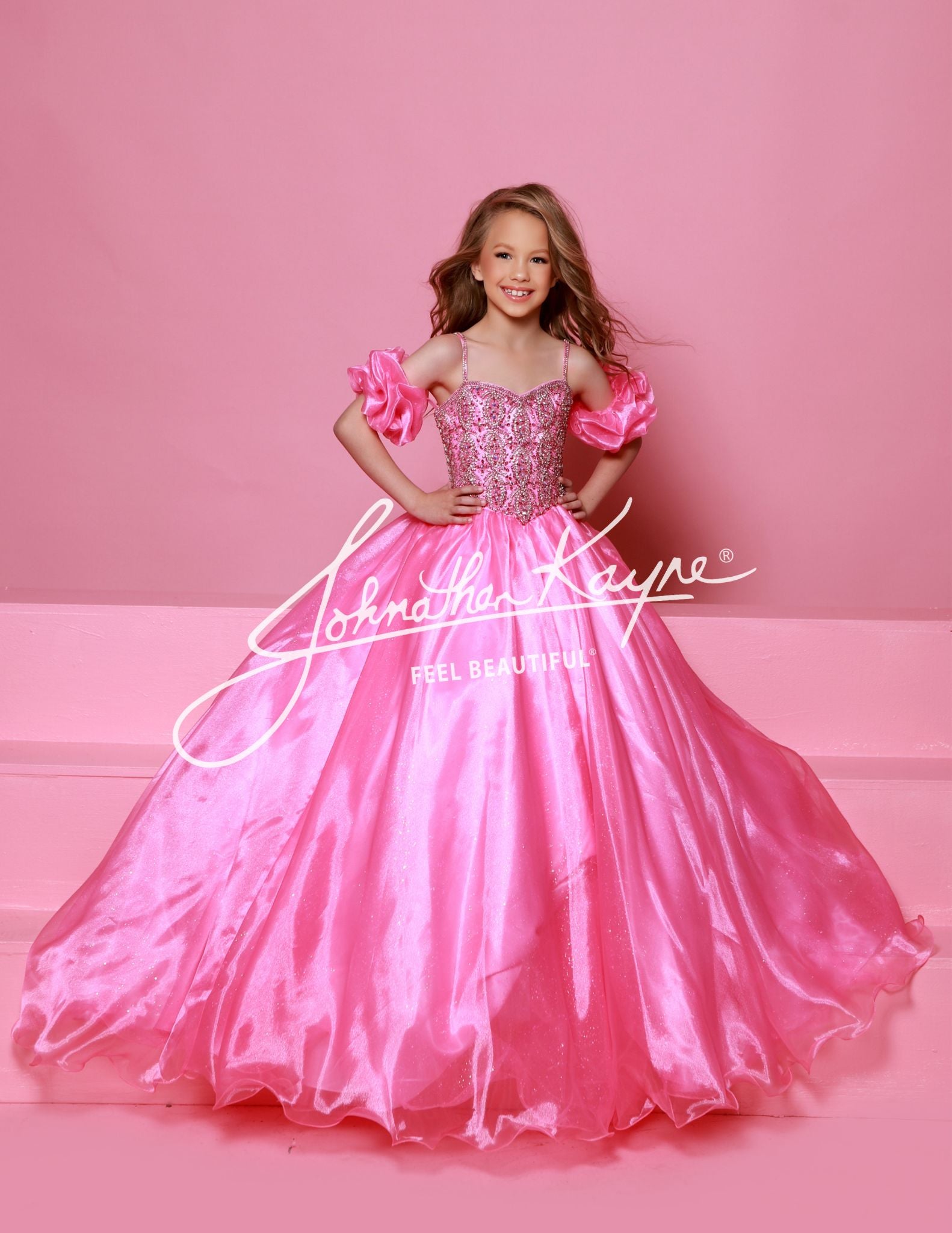 Sugar Kayne C359 Size 4 Capri Blue Girls Pageant Dress Ballgown Puff Sleeves Glitter Tulle Organza Shimmer Sugar Kayne C359 Size 4 Capri Blue Girls Pageant Dress Ballgown Puff Sleeves Glitter Tulle Organza Shimmer