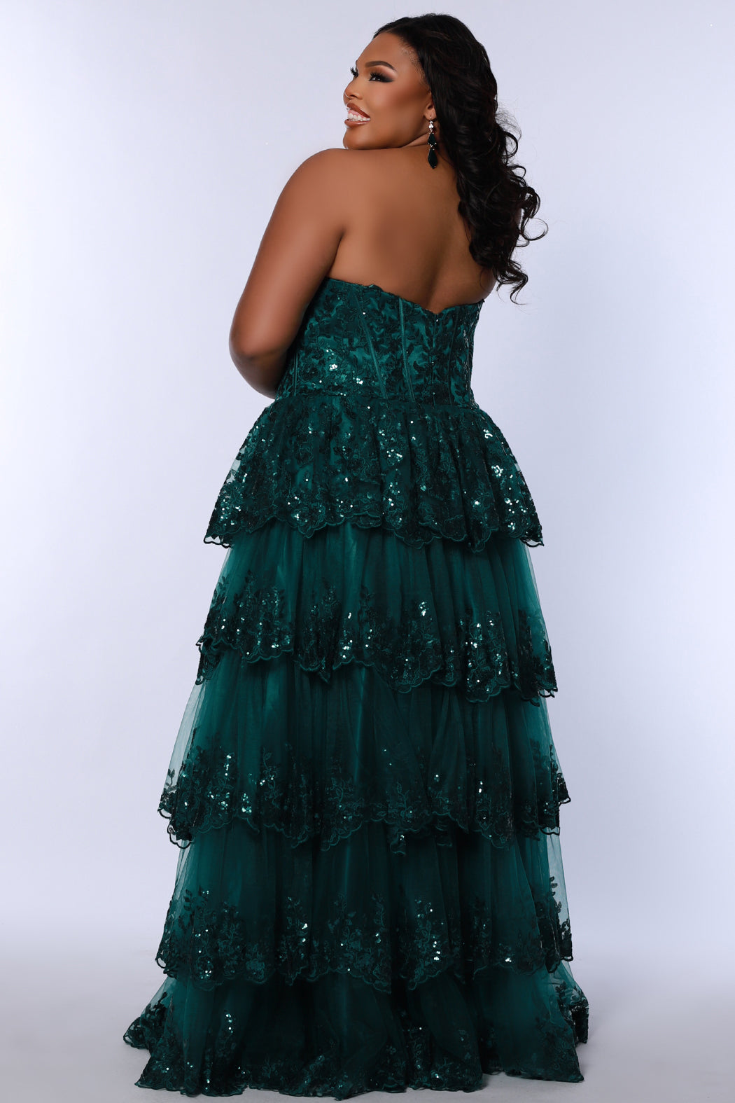 Sydney's Closet SC7398 Size 20 Burgundy Formal Dress Plus Sized