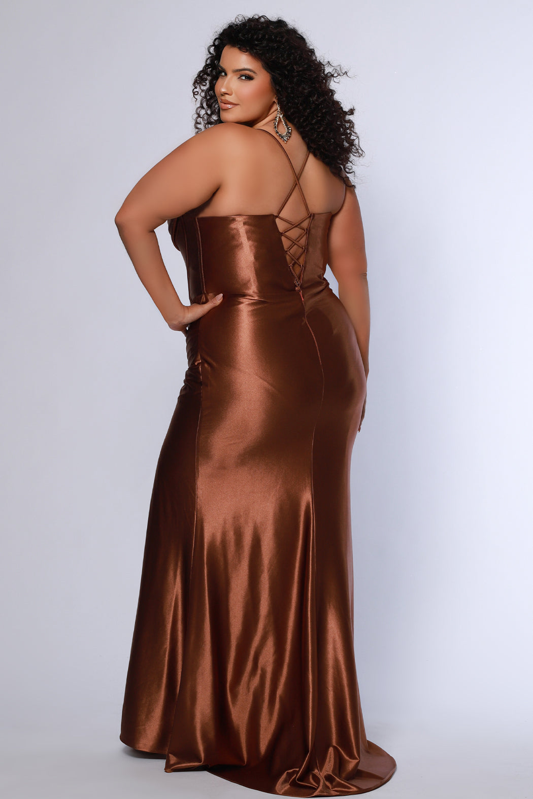 Sydneys Closet SC7426 Prom Dress - Chocolate | NewYorkDress Sydneys Closet SC7426 Prom Dress - Chocolate | NewYorkDress