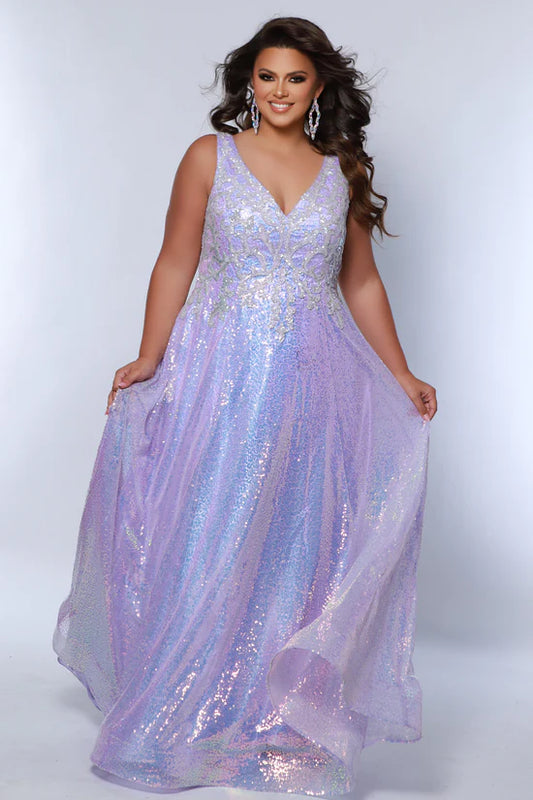 Sydney's Closet Plus Size Prom SC8032 Prom Gowns, Wedding Gowns