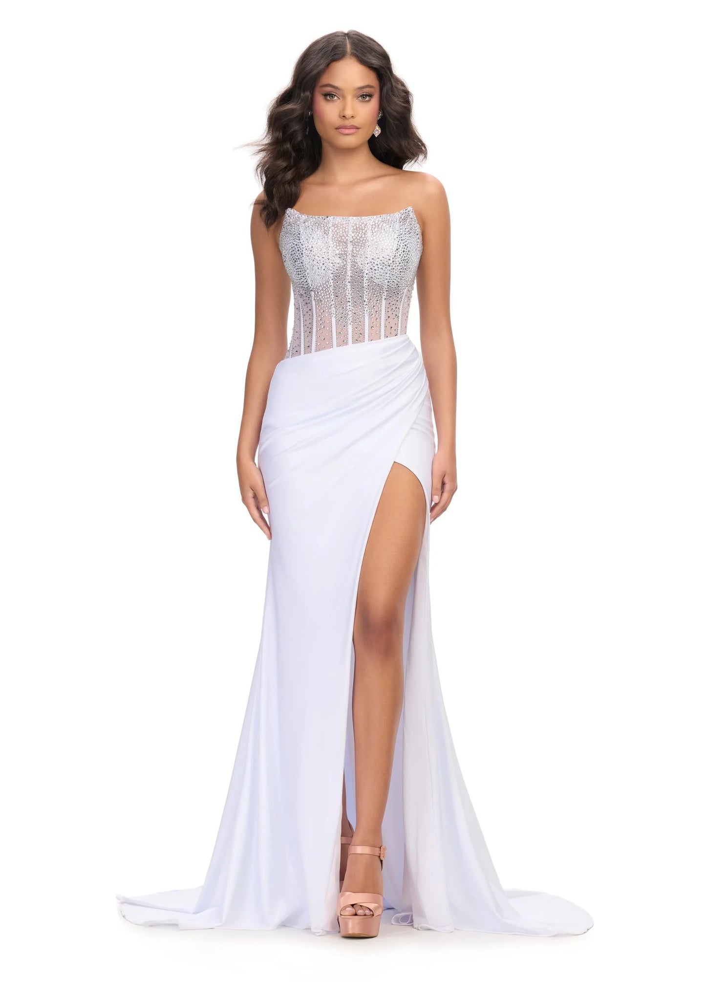 Ashley Lauren Style 11690 is a long prom dress designed for pageant and formal evening events. This elegant gown features Ashley Lauren's signature attention to fit and detail, creating a flattering silhouette that stands out on stage and in photos.

Available Colors: Black, Black/Black, Burgundy, Emerald, Hot Pink, Nude, Peacock, Purple, Red, Royal, Turquoise, White, Wine

This Ashley Lauren dress is an ideal choice for prom, pageant competitions, formal galas, and red carpet events.

Designer: Ashley Laur