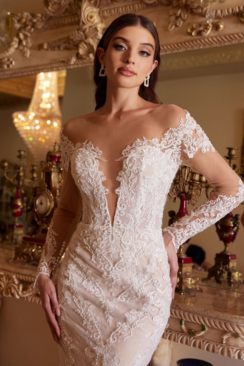 A1022 - BOHEMIAN LACE MERMAID GOWN - Andrea & Leo Couture | Lady Black Tie Off White / 14 A1022 - BOHEMIAN LACE MERMAID GOWN - Andrea & Leo Couture | Lady Black Tie Off White / 14