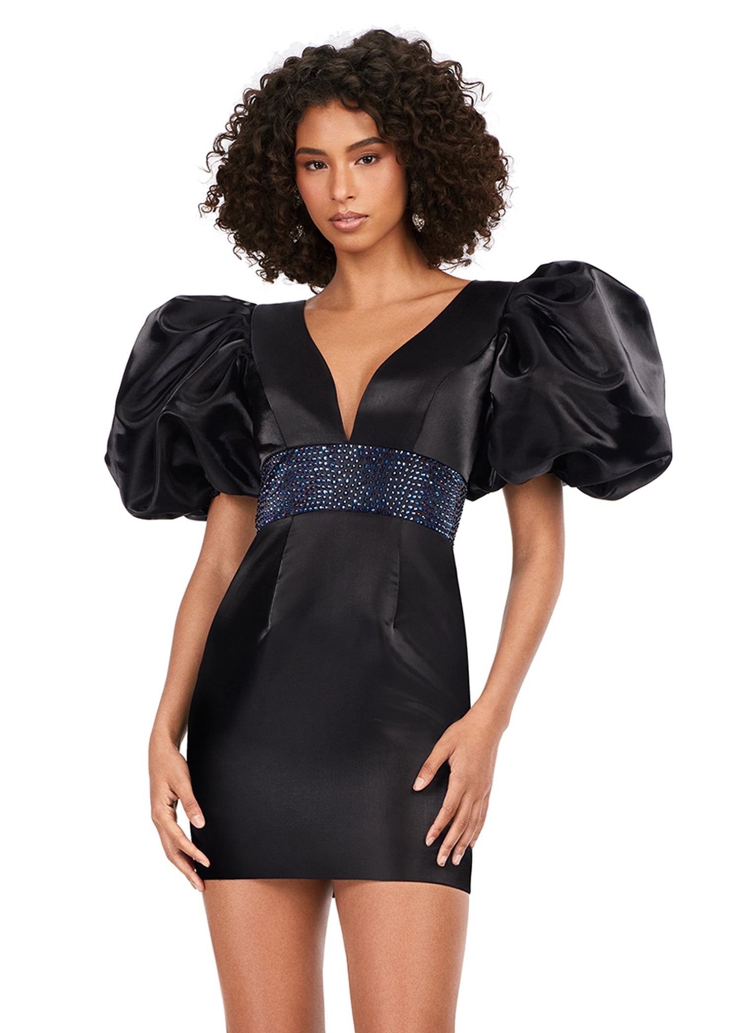 puffy cocktail dresses Strapless Knee Length Party/Cocktail Dresses for Women with Puffy Skirt Light Blue / 24W