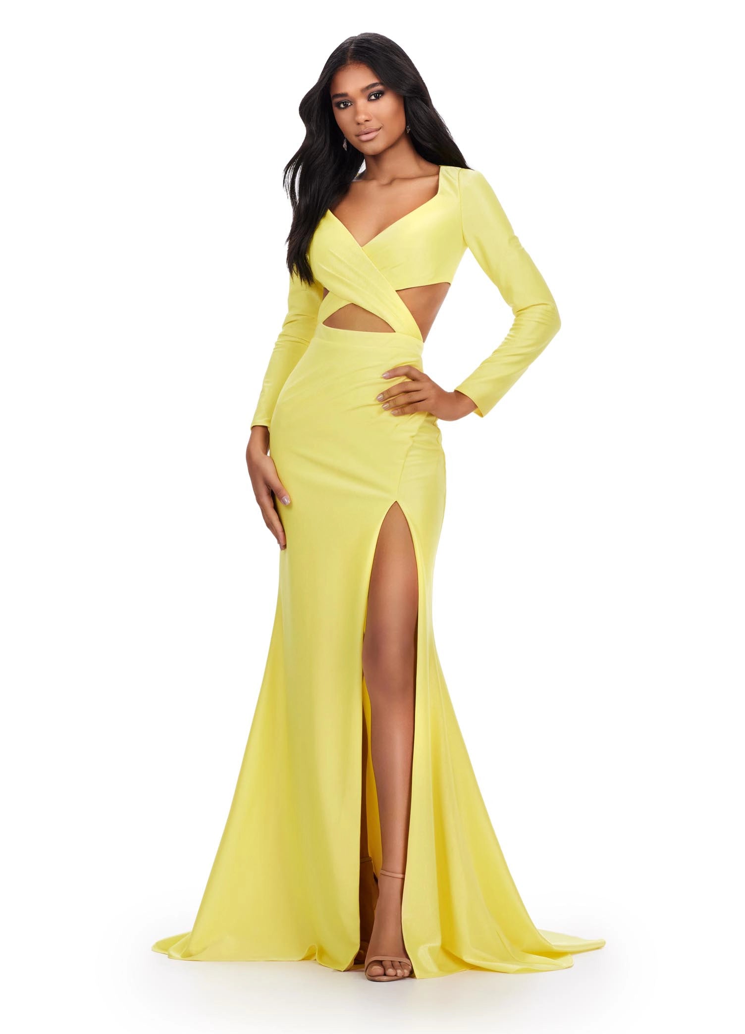 cut out dress prom Sweetheart Cutout La Femme 31228 shoulder design and double spaghetti straps Ashley Lauren 11607 Prom Dress