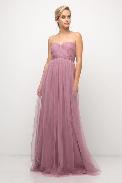 Ladivine ET322 Size 10 Eucalyptus Long Bridesmaid Dress Formal convertible Gown Bridal Party