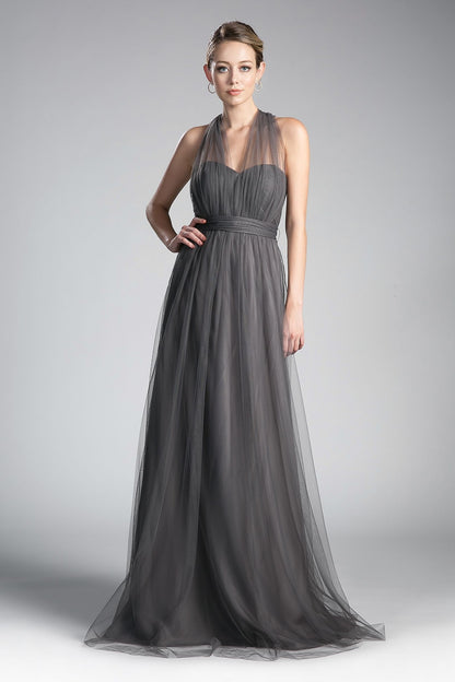 Ladivine ET322 Size 10 Eucalyptus Long Bridesmaid Dress Formal convertible Gown Bridal Party