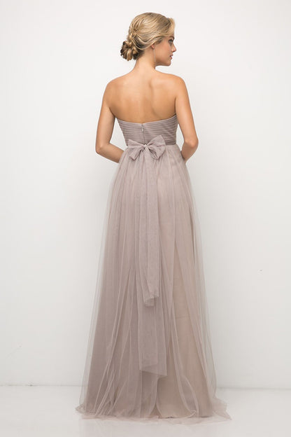 Ladivine ET322 Size 10 Eucalyptus Long Bridesmaid Dress Formal convertible Gown Bridal Party