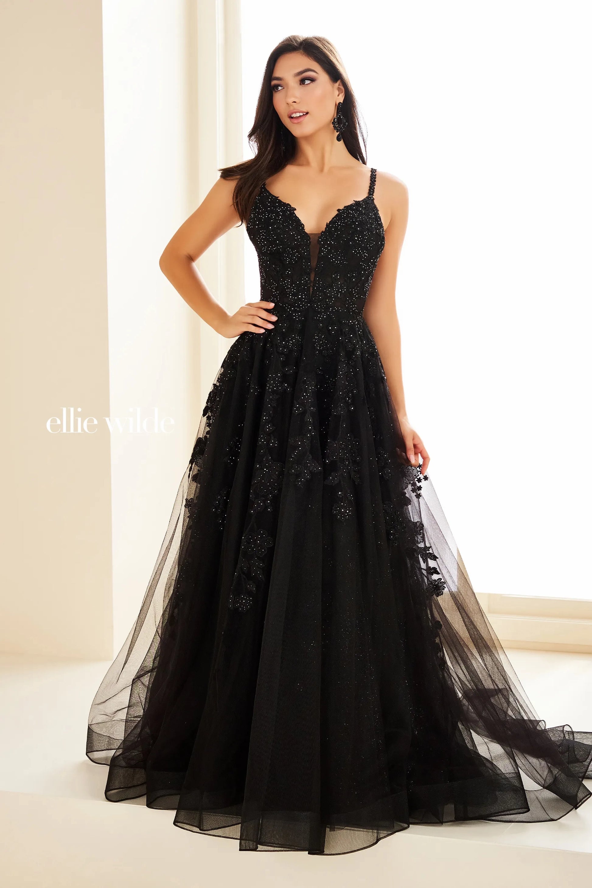 Ellie Wilde EW36015 Size 2 Purple Lace Prom Dress – Glass Slipper Ellie Wilde EW36015 Size 2 Purple Lace Prom Dress – Glass Slipper