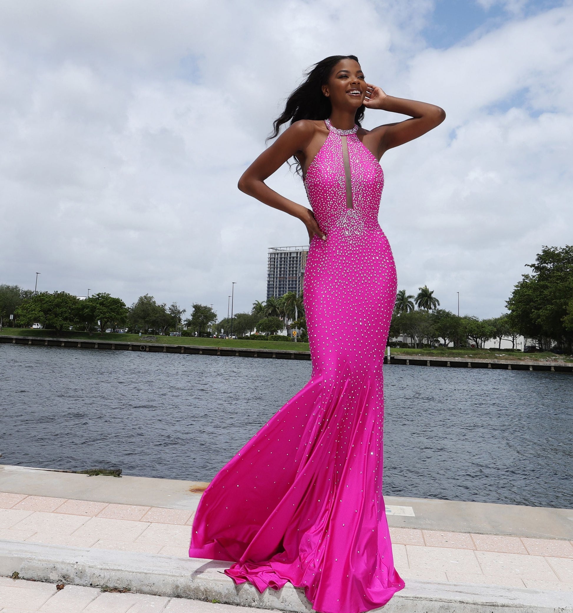 Johnathan Kayne 2037 Prom Dress - Glass Slipper Formals Dresses 2 / Fuchsia Johnathan Kayne 2037 Prom Dress - Glass Slipper Formals Dresses 2 / Fuchsia