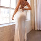 Ladivine 7483W Simple Wedding Dress Reception Gown Scoop