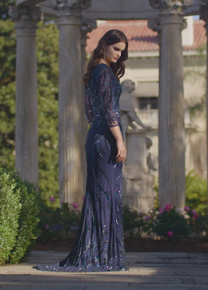 Ashley Lauren 11205 Sequin Formal Dress