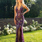 Primavera Couture 3073 Floral Prom Dress Long beaded evening