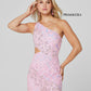 Primavera-Couture-3504-Pink-Cocktail-Dress-Front-Fitted-Short-Sequins-Dresses-Glass-Slipper-Formals-Lake-City-Florida