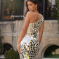 Primavera-Couture-3529-Ivory-Cocktail-Dress-back-close-up-cut-glass-mirror-dress-one-shoulder-cutout