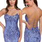Primavera Couture 3816 Size 10 Purple Short Homecoming Dress