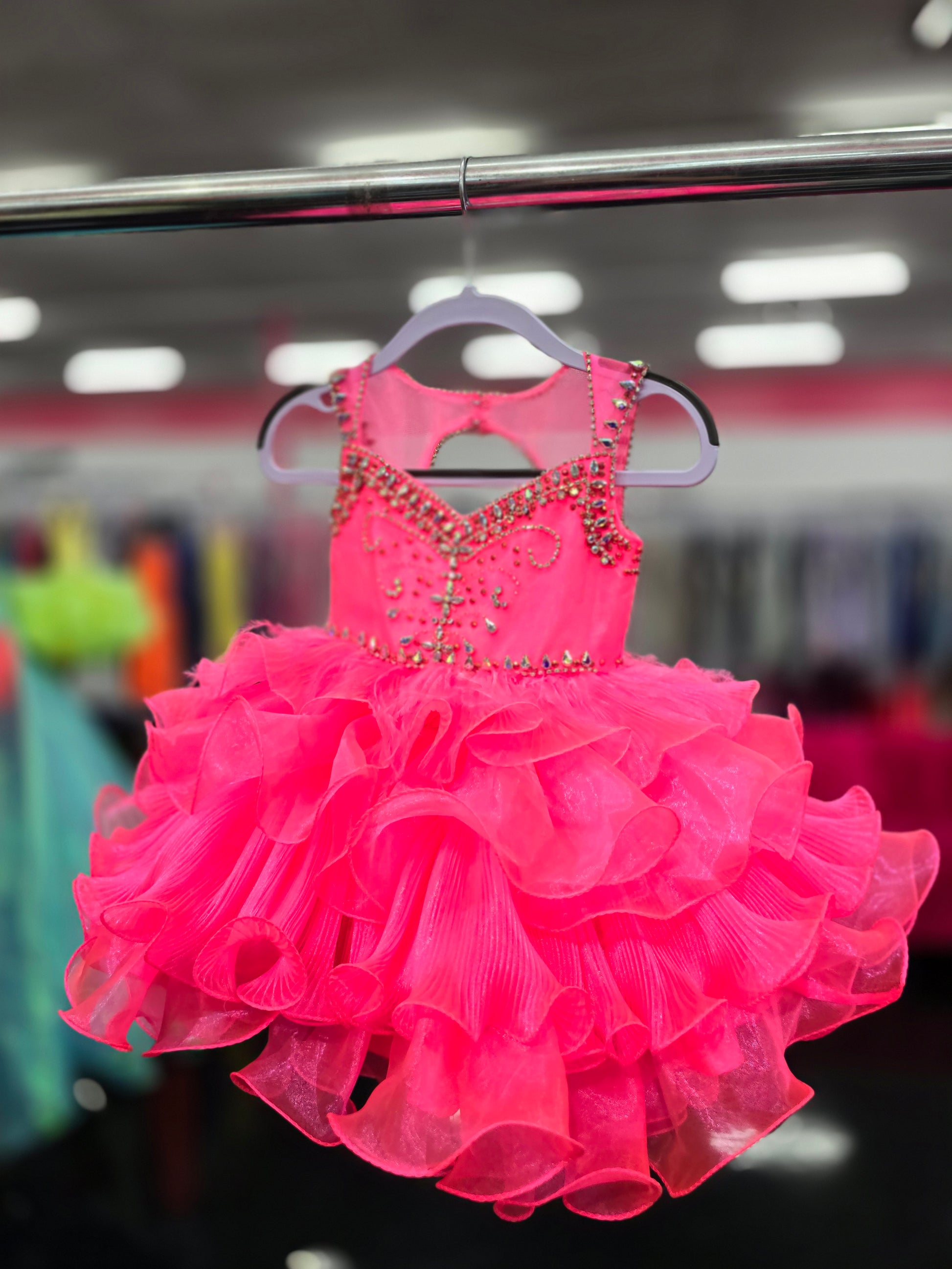 Sugar Kayne C202 Size 2T Girls Cupcake Pageant Dress