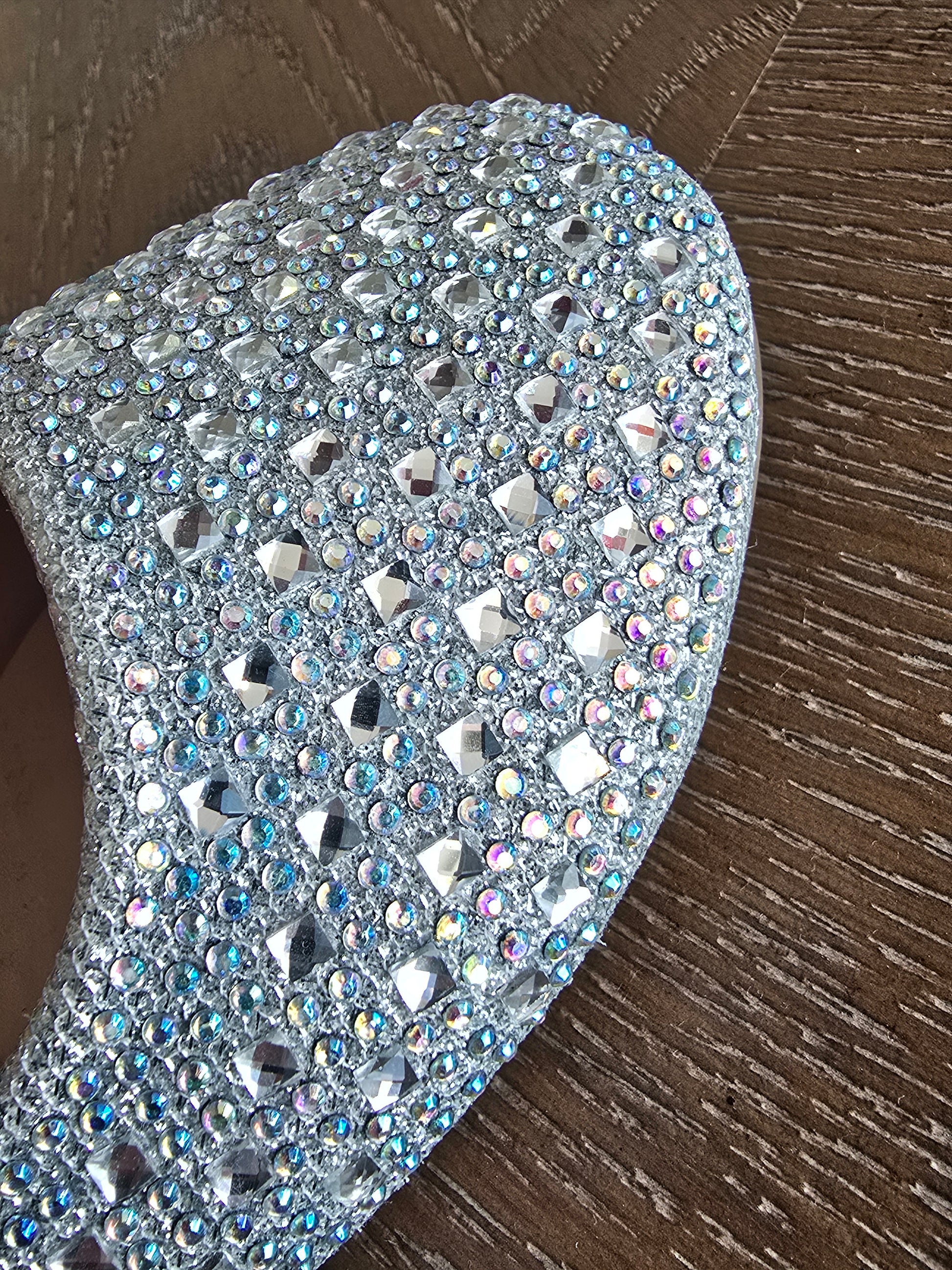 Your Party Shoes Hannah Crystal Embellished Ballet Flat Prom Pageant Formal Perfect For a night out at a special event with comfort &amp; Style!

Your Party Shoes - Hanna

