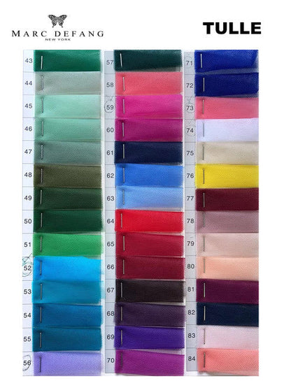 The Marc Defang 8092 Prom Dress is perfect for any ballroom. With its V neckline, long tulle layered ruffles, and sparkling crystal detail, it is sure to make you the center of attention. Its comfortable fit and luxe fabric makes it the ideal choice for a special occasion.  Sizes: 00-16  Colors: Hot Pink, Aqua, White, Royal, Red