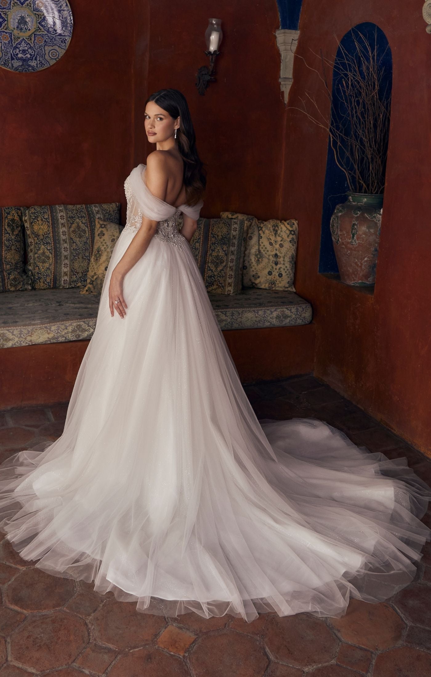 Casablanca Bridal 2540 Elloise A-Line Ballgown Strapless Sheer